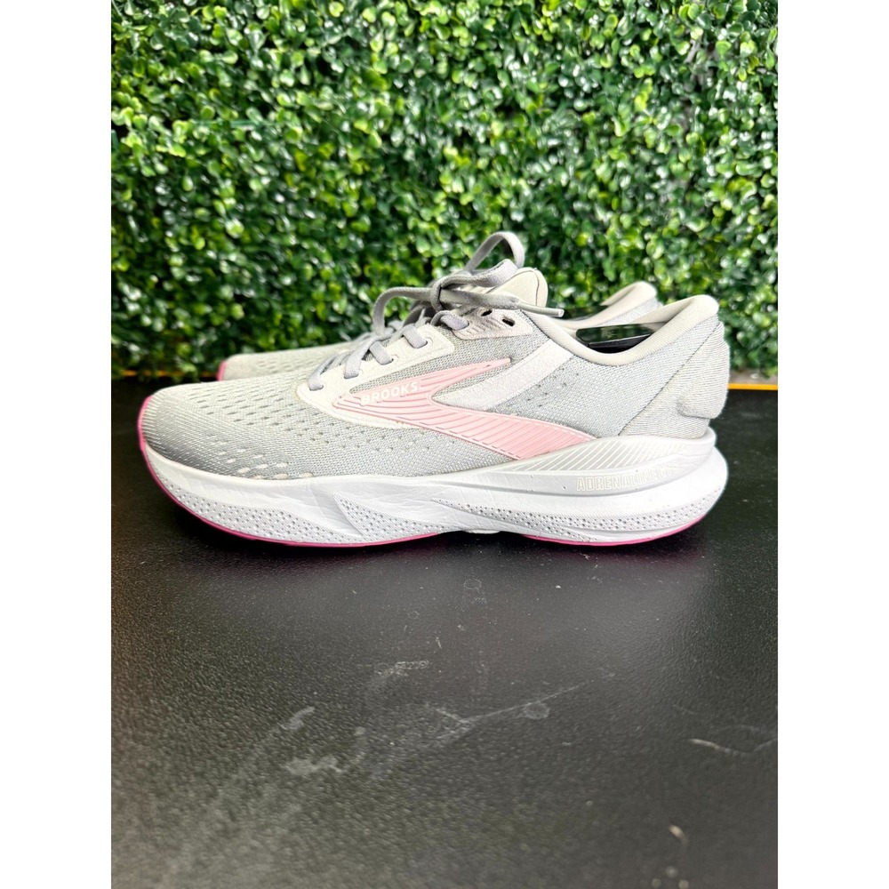 Brooks Adrenaline GTS 24 120426-1B-019 Womens 8B Running Shoes Alloy Sneakers